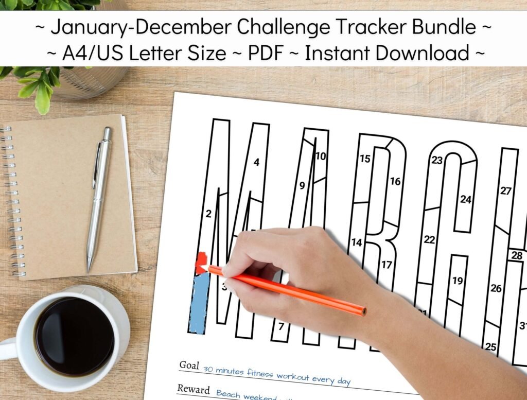 Goal Setting Coloring Pages
